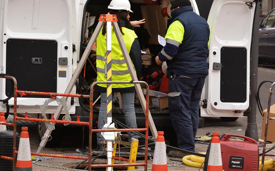travaux assainissement Saint-Maurice